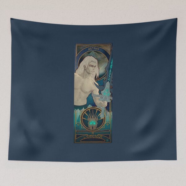 Item preview, Fanart: Tarot card in Art Nouveau style: The Emperor, Arthas designed and sold by AlexaelArtworks.