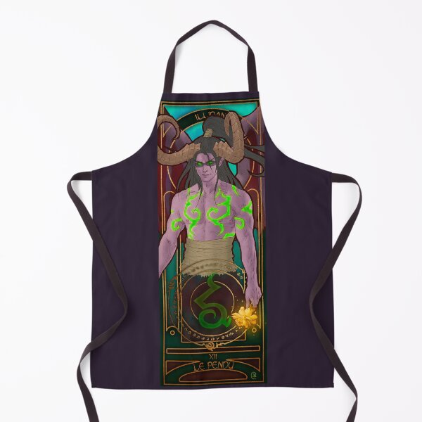 Item preview, Fanart: Tarot card in Art Nouveau style: The Hanged Man, Illidan designed and sold by AlexaelArtworks.