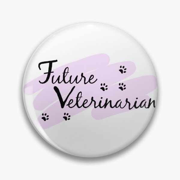 Item preview, Future Veterinarian (purple with paws) designed and sold by Vet-Obsess.