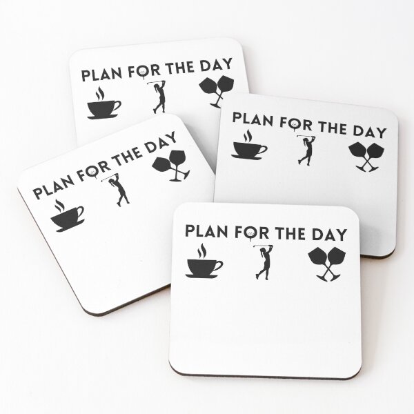 Item preview, Plan For The Day Coffee Golf And Wine ,Golf Lover Gift,coffee lover gift,wine lover designed and sold by PIXEcompany.