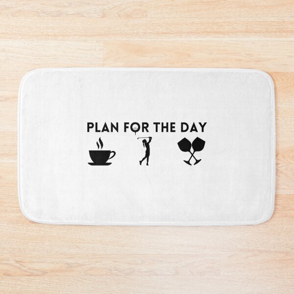 Item preview, Plan For The Day Coffee Golf And Wine ,Golf Lover Gift,coffee lover gift,wine lover designed and sold by PIXEcompany.