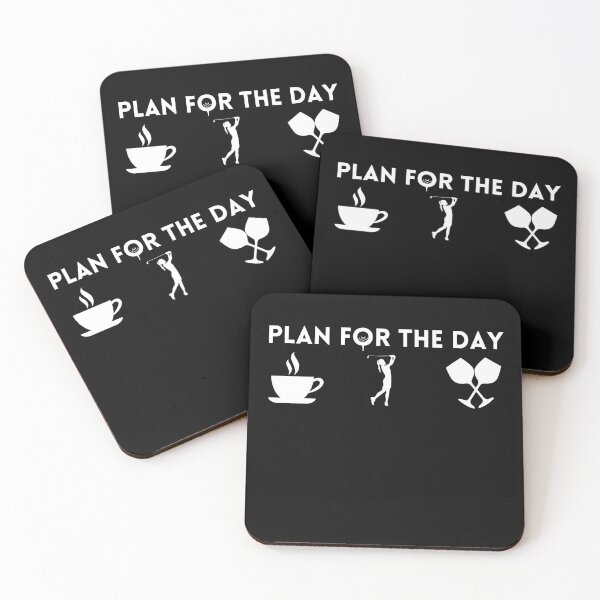 Item preview, Plan For The Day Coffee Golf And Wine ,Golf Lover Gift,coffee lover gift,wine lover designed and sold by PIXEcompany.