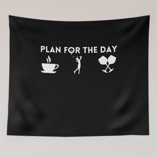 Item preview, Plan For The Day Coffee Golf And Wine ,Golf Lover Gift,coffee lover gift,wine lover designed and sold by PIXEcompany.