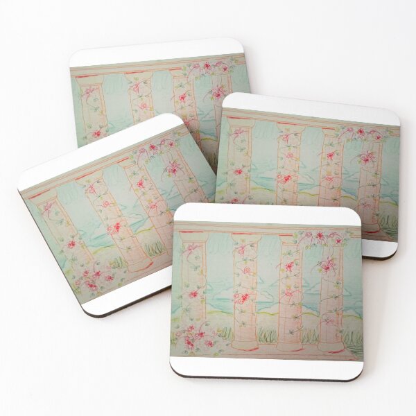 Item preview, Floral Columns designed and sold by EmilyAmeliaArt.