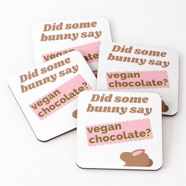Item preview, Did Some Bunny Say Vegan Chocolate? designed and sold by WhimsicaliTee.