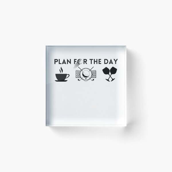 Item preview, Plan For The Day Coffee Golf And Wine ,Golf Lover Gift,coffee lover gift,wine lover designed and sold by PIXEcompany.