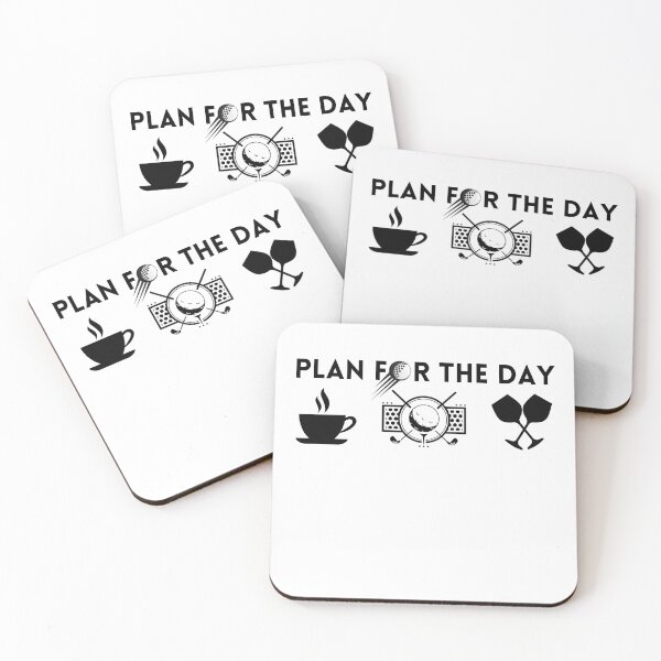 Item preview, Plan For The Day Coffee Golf And Wine ,Golf Lover Gift,coffee lover gift,wine lover designed and sold by PIXEcompany.