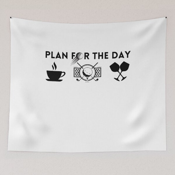 Item preview, Plan For The Day Coffee Golf And Wine ,Golf Lover Gift,coffee lover gift,wine lover designed and sold by PIXEcompany.