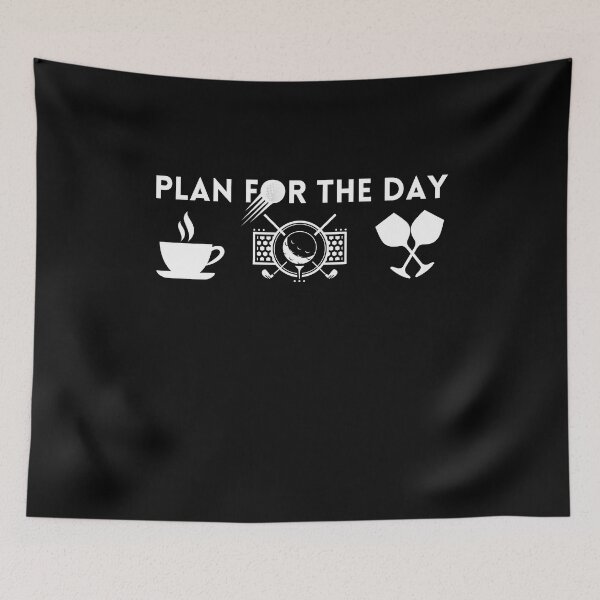 Item preview, Plan For The Day Coffee Golf And Wine ,Golf Lover Gift,coffee lover gift,wine lover designed and sold by PIXEcompany.