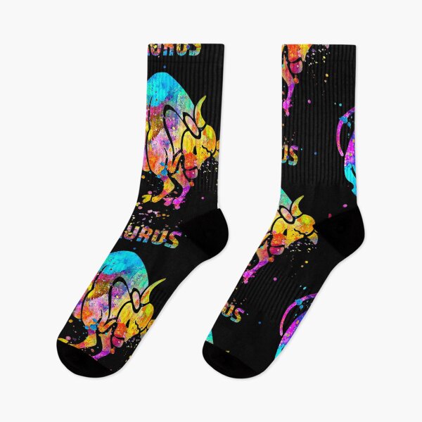 Item preview, The Zodiac Collection- Embracing Individuality, differences and letting your  Taurus flag fly! Cool Watercolor Aesthetic against a bold black background- really stand out!  designed and sold by BOLDconcepts.
