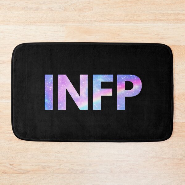 Item preview, INFP Galaxy Rainbow Pastel Black (MBTI Merch) designed and sold by lamweixing.