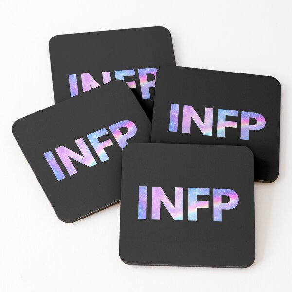 Item preview, INFP Galaxy Rainbow Pastel Black (MBTI Merch) designed and sold by lamweixing.