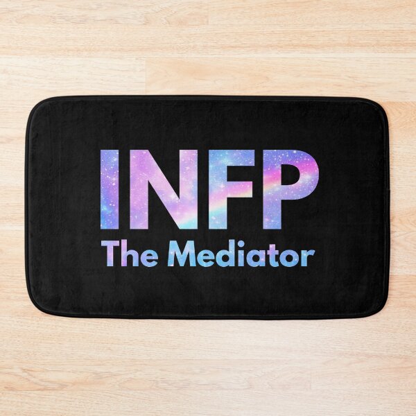 Item preview, INFP The Mediator Galaxy Rainbow Pastel Black (MBTI Merch) designed and sold by lamweixing.