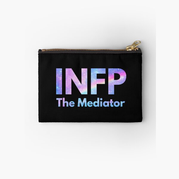 Item preview, INFP The Mediator Galaxy Rainbow Pastel Black (MBTI Merch) designed and sold by lamweixing.