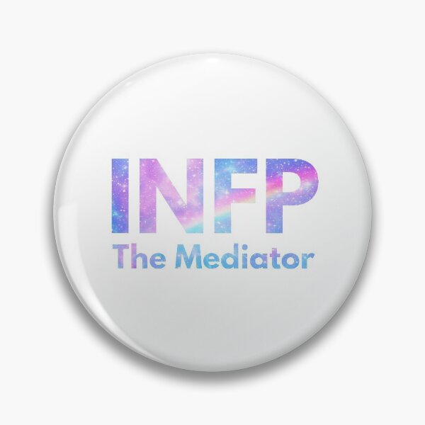 Item preview, INFP The Mediator Galaxy Rainbow Pastel White (MBTI Merch) designed and sold by lamweixing.