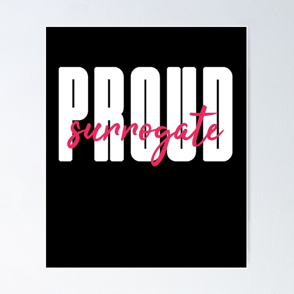 Item preview,   Proud Surrogate Cute Arrow Pointing Funny Surrogacy designed and sold by RainbowPandas.