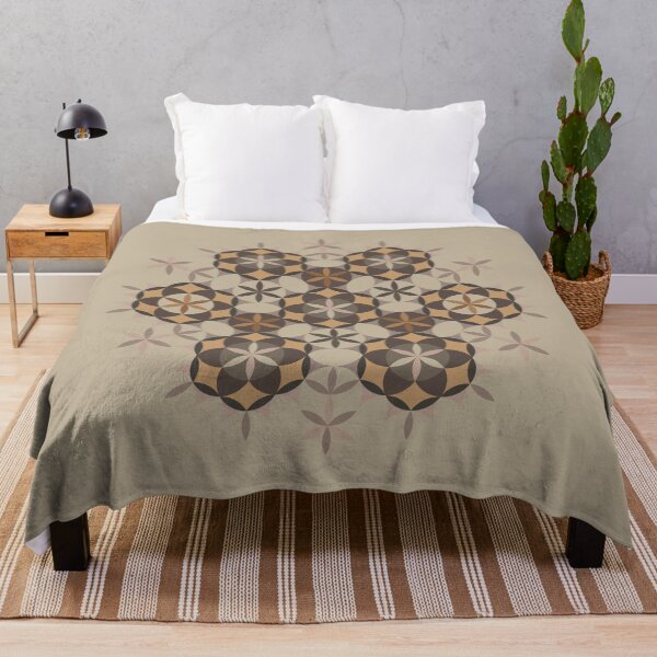 Item preview, Brown Flower of life designed and sold by kallyfactory.