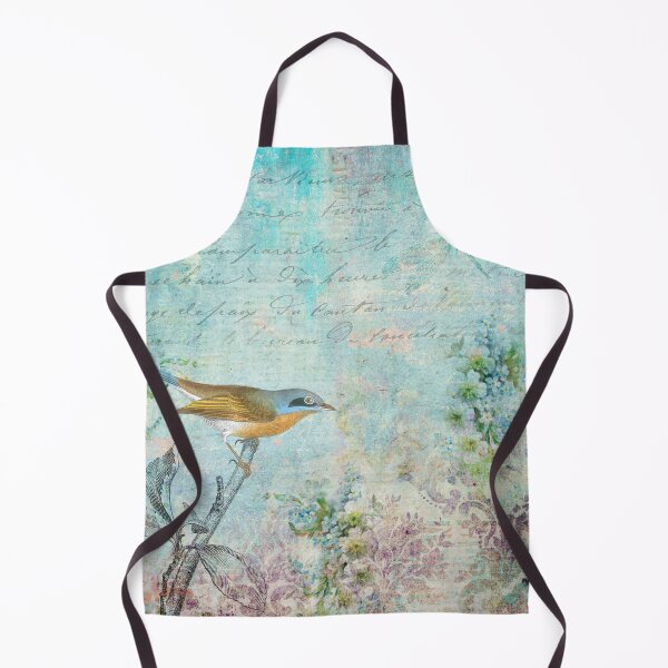 Item preview, Vintage Collage - Bird Dragonfly and Flowers designed and sold by Peggy Collins.