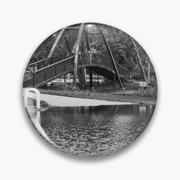 Item preview, Tenney Park Bridge, Madison, WIsconsin BW designed and sold by StevenRalserPhoto.