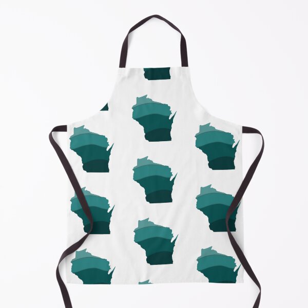Item preview, Green Ombre Waves Wisconsin designed and sold by MinnesotApparel.
