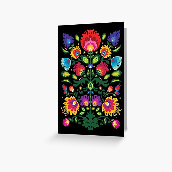 Item preview, Folk composition with flowers designed and sold by FK-UK.