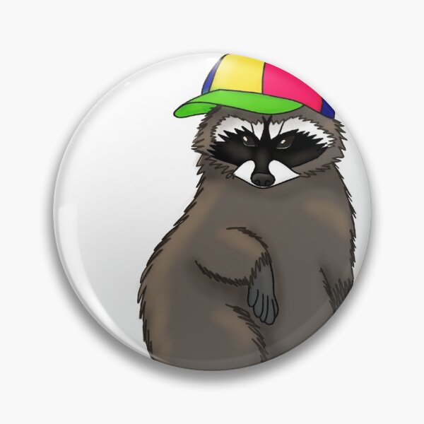 Item preview, Raccoon in a Propeller Hat- No Chair Edit designed and sold by c0ffeewitch.