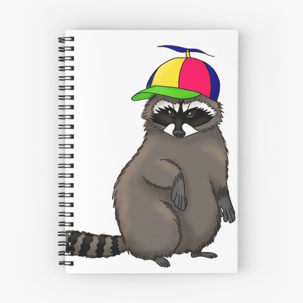 Item preview, Raccoon in a Propeller Hat- No Chair Edit designed and sold by c0ffeewitch.