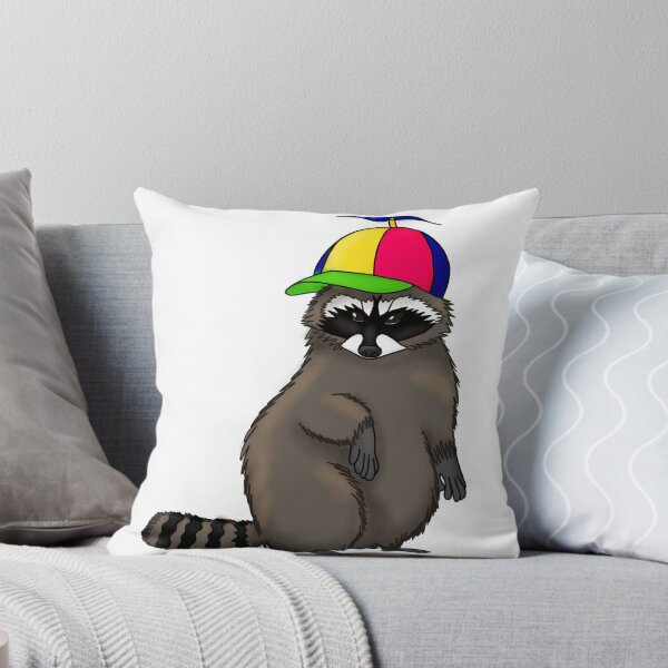 Item preview, Raccoon in a Propeller Hat- No Chair Edit designed and sold by c0ffeewitch.