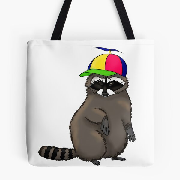 Item preview, Raccoon in a Propeller Hat- No Chair Edit designed and sold by c0ffeewitch.