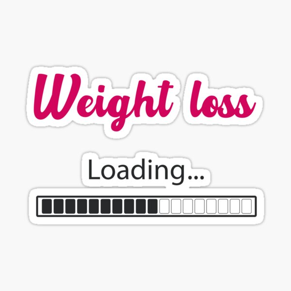 weight loss loading Sticker