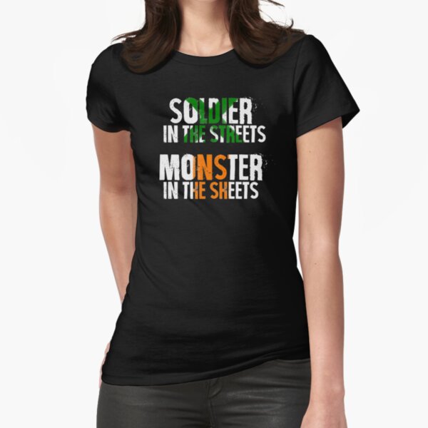 Soldier/Monster Fitted T-Shirt