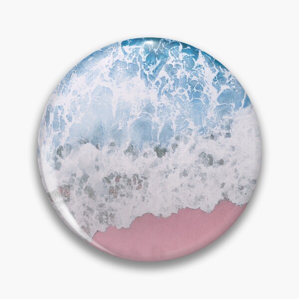 Item preview, Ocean Breeze Sea Waves Rose Gold designed and sold by TravelDream.