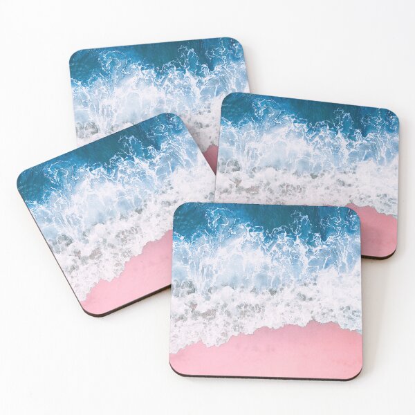 Item preview, Ocean Breeze Sea Waves Rose Gold designed and sold by TravelDream.