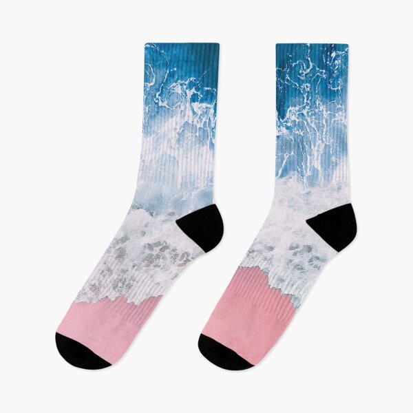 Item preview, Ocean Breeze Sea Waves Rose Gold designed and sold by TravelDream.