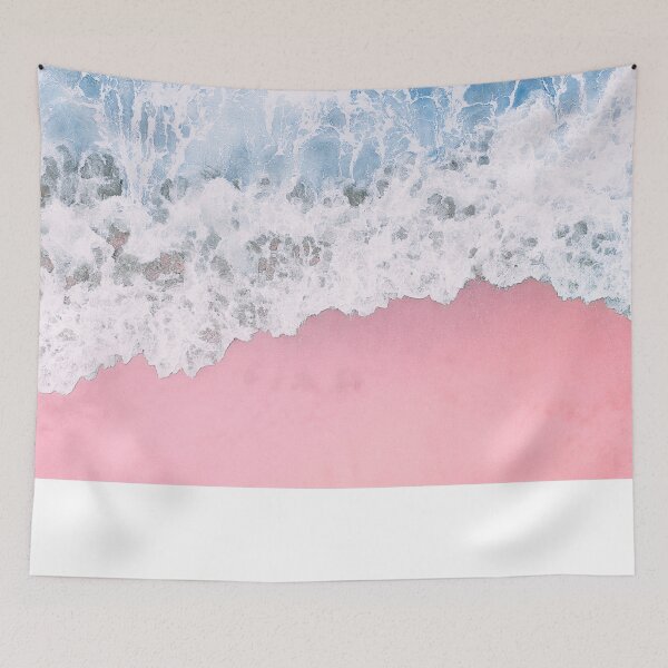 Item preview, Ocean Breeze Sea Waves Rose Gold designed and sold by TravelDream.