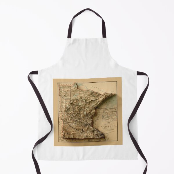 Item preview, 1895 Minnesota Relief Map 3D digitally-rendered designed and sold by ThinkAboutMaps.