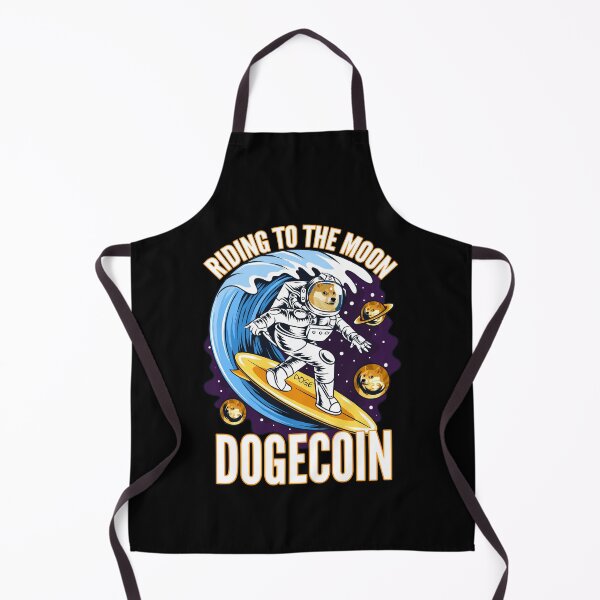 Item preview, Riding to the Moon Dogecoin DOGE Crypto designed and sold by Bitcoin-Fashion.