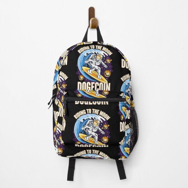 Item preview, Riding to the Moon Dogecoin DOGE Crypto designed and sold by Bitcoin-Fashion.