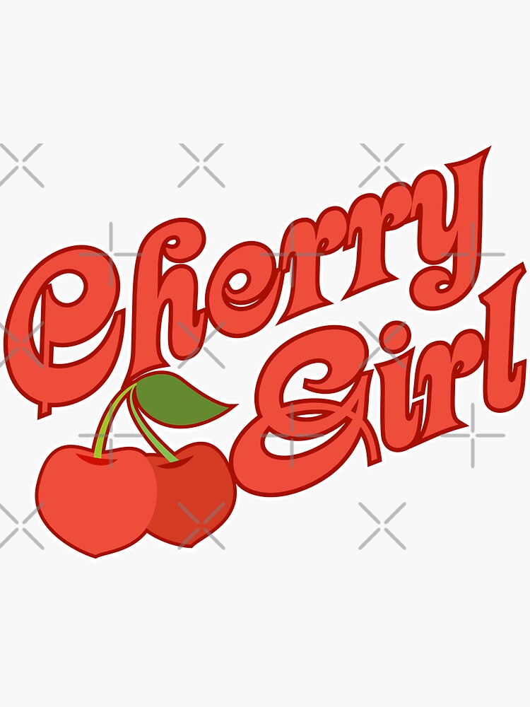 "Cherry Girl by SayTee" Sticker for Sale by Redbubble