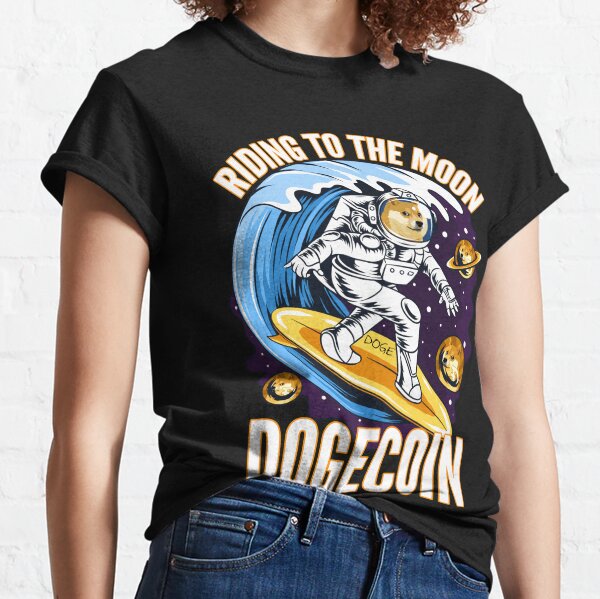 Dogecoin to the moon, Dodgers, Doge Essential T-Shirt for Sale by