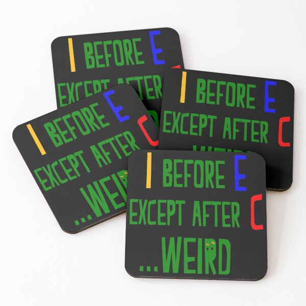 Item preview, I Before E Except After C designed and sold by JOE4SHOP.