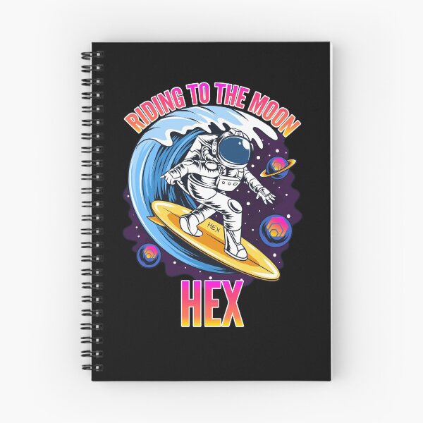 Item preview, Riding to the Moon HEX Crypto designed and sold by Bitcoin-Fashion.