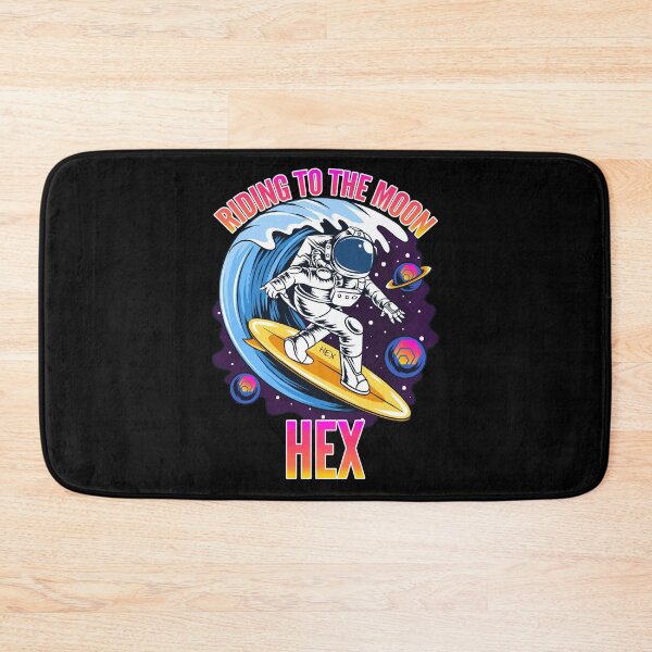 Item preview, Riding to the Moon HEX Crypto designed and sold by Bitcoin-Fashion.