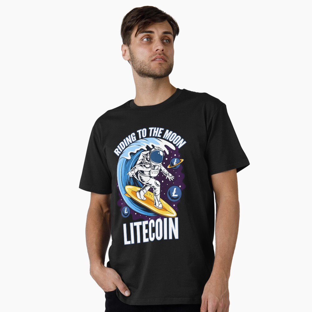 Riding to the Moon Litecoin LTC Crypto