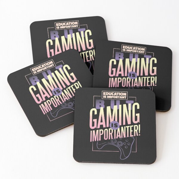 Item preview, Education Is Important But Gaming Is Importanter designed and sold by girlsgetgadgets.