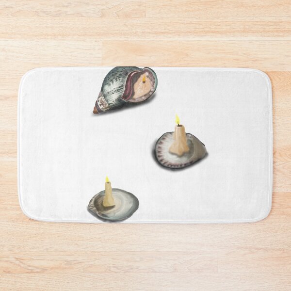 Item preview, Cute sea shell candles designed and sold by RealMuslamic.