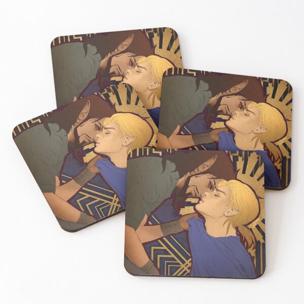 Item preview, Fanart: Wrathion & Anduin in Art Deco style designed and sold by AlexaelArtworks.