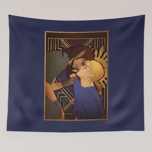 Item preview, Fanart: Wrathion & Anduin in Art Deco style designed and sold by AlexaelArtworks.