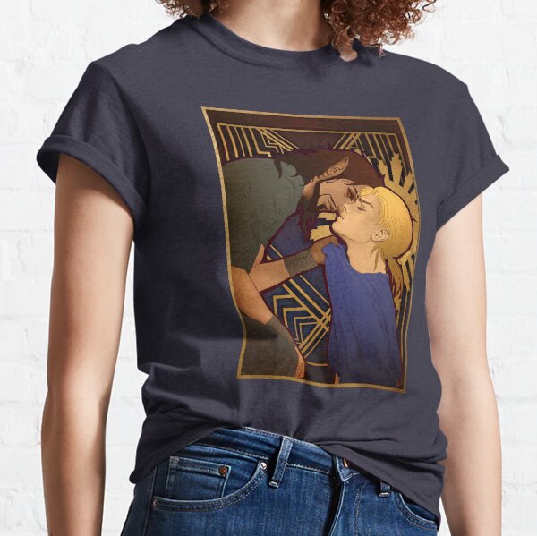 Fanart: Wrathion & Anduin in Art Deco style Classic T-Shirt