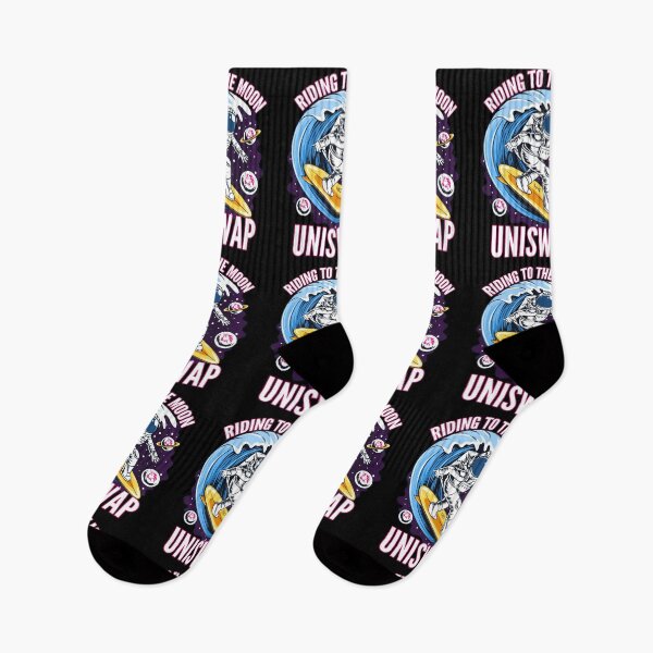 Item preview, Riding to the Moon Uniswap UNI Crypto designed and sold by Bitcoin-Fashion.